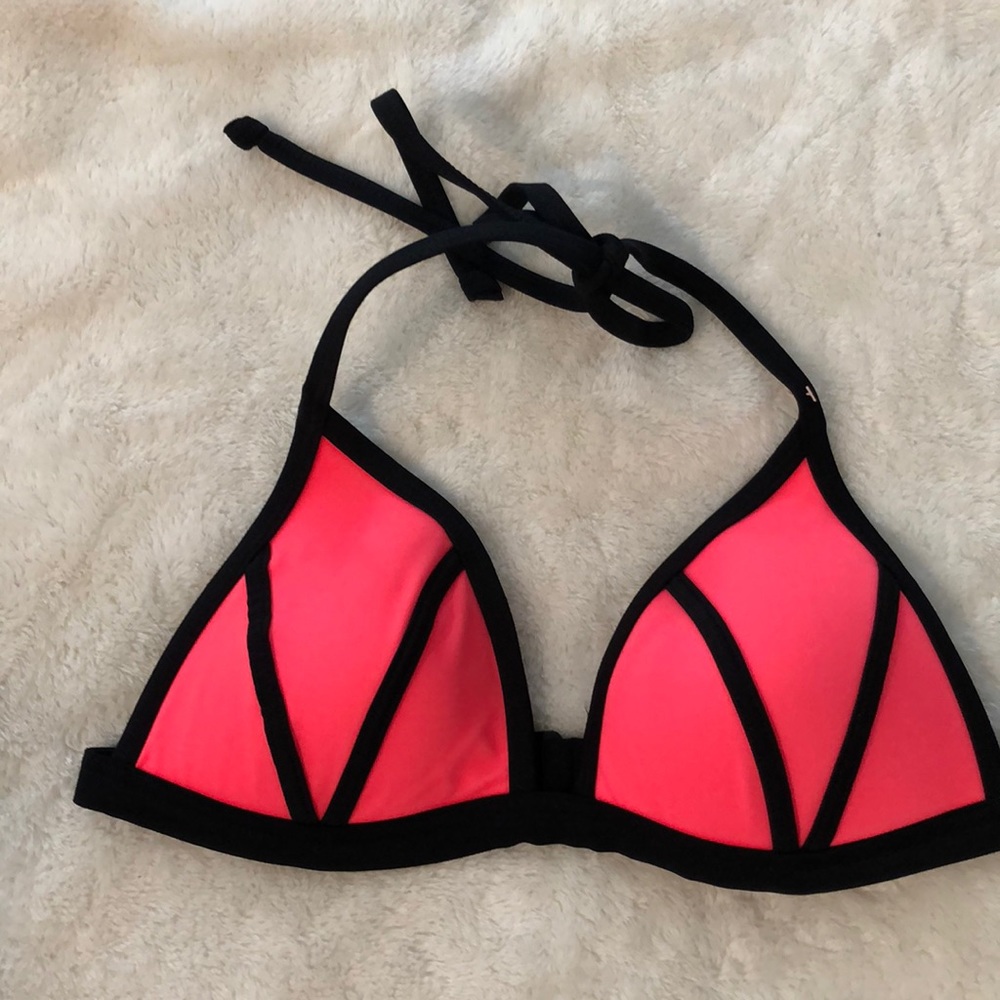 Victoria’s Secret Hot Pink/ Black Bikini top